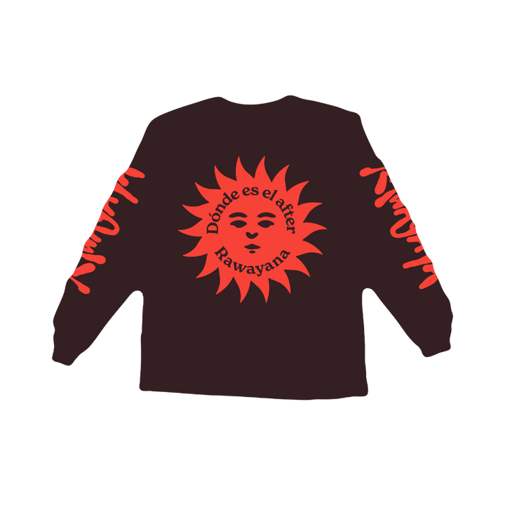 ¿Dónde Es El After? Black Long-Sleve