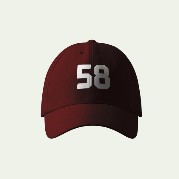 58 Red Baseball Cap